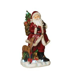 22.8 in. H Battery Operated Musical Santa Figurine-2213090 206614472