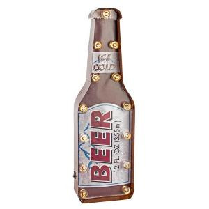 24 in. H Lighted Metal BEER Sign-92895 206636460