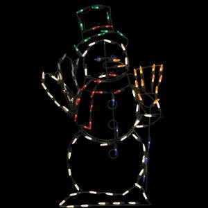 32 in. LED Pro-Line Waving Snowman-90060_MP1 206925596