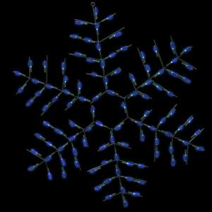 32 in. Pro-Line LED Wire Decor Blue Snowflake-96560_MP1 206946640