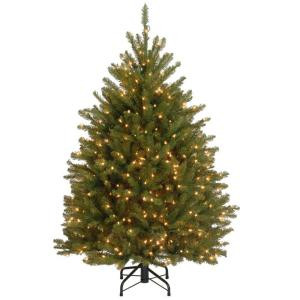 4.5 ft. Dunhill Fir Artificial Christmas Tree with 450 Clear Lights-DUH3-45LO 205983464