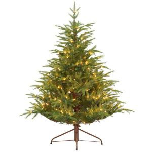 4.5 ft. Feel-Real Fraser Grande Artificial Christmas Tree with 250 Clear Lights-PEFG4-308-45 205983457