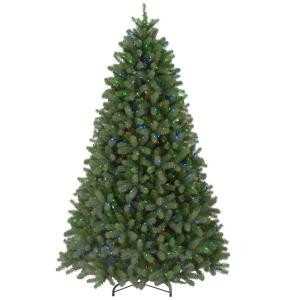 7.5 ft. FEEL-REAL Downswept Douglas Fir Artificial Christmas Tree with 750 Multi-Color Lights-PEDD4-325-75 204159594