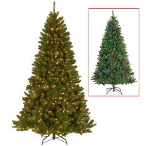 7.5 ft. North Valley Spruce Artificial Christmas Tree with 500 9-Function LED Lights-NRV7-324D-75 205146906