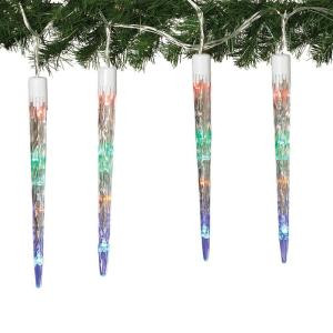 8-Light Color Changing LED Icicle Light String-2212090 206644020