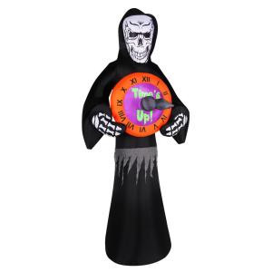 Airflowz 8 ft. Inflatable Reaper with Spinning Clock-72615 206852831