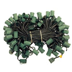 C9 100 ft. Cord with Sockets (5-Set/Carton)-21-100 204796491