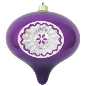 Christmas by Krebs 200 mm Vivacious Purple Shatterproof Reflector Onion (Pack of 6)-CBK40456 206432299
