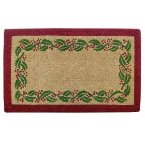 Creative Accents Holly Ivory Tan 22 in. x 36 in. Coir Comfort Mat-02244 203563696