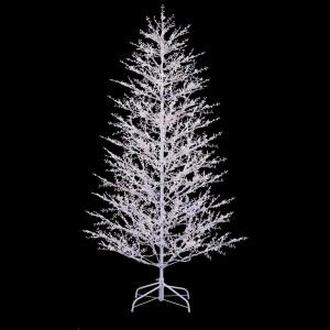 GE 7 ft. White Winterberry Branch Tree with LED Lights-21052HD 206951257