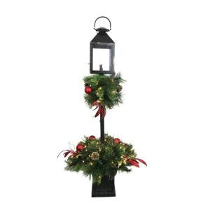 Home Accents Holiday 4 ft. Artificial Lantern Porch Tree with 70 Lights-BOWOTHD156 205915450