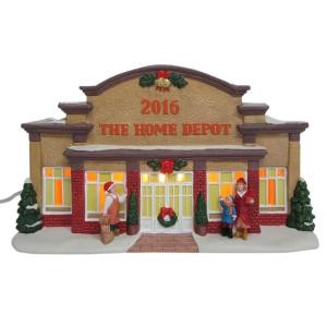 Home Accents Holiday 6 in. Lit Home Depot Village House-NM-X15290AA 206953901