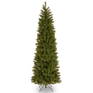 Home Accents Holiday 7 ft. Feel-Real Downswept Douglas Slim Artificial Christmas Tree-PEDD1-527-70 206768270
