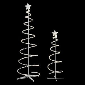 Home Accents Holiday LED Lighted Spiral Tree (2-Pack)-TY-S46-C 206954535