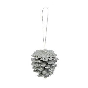 Home Accents Holiday Silver Pinecones Ornament (48-Count)-88A7851L 206953716