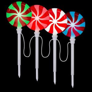 LightShow Lollipop Pathway Stake (Set of 4)-80287 202374116