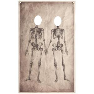 Martha Stewart Living 73 in. Skeleton Couple Photo Banner-9727000830 300152347