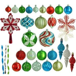 Martha Stewart Living Alpine Holiday Shatter-Resistant Ornament (100-Count)-HE-1126 206953595
