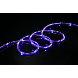 Meilo 80-Light 16 ft. LED Purple Mini Rope Light TRUE-Tech 360° Directional Shine-ML11-MRL16-PRP 300383783