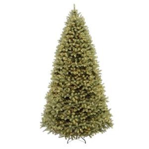 National Tree Company 12 ft. Pre-Lit Downswept Douglas Fir Artificial Christmas Tree with Clear Lights-PEDD1-312-120 202874646