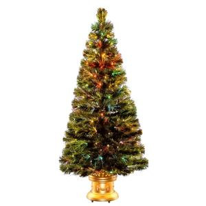 National Tree Company 5 ft. Fiber Optic Radiance Fireworks Artificial Christmas Tree-SZRX7-100L-60 300496188