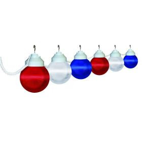 Polymer Products 6-Light Outdoor Patriotic String Light Set-1699-00705-PRE 205155087
