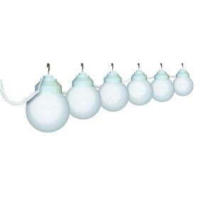 Polymer Products 6-Light Outdoor White String Light Set-1601-00379-PRE 205155085
