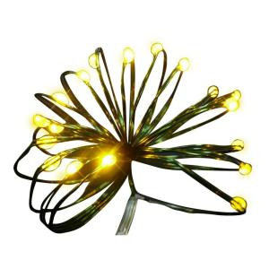 Starlite Creations 9 ft. 36-Light Battery Operated LED Gold Ultra Slim Wire (Bundle of 2)-BA03-Y036-A1B 202371874