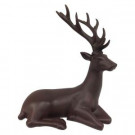 12 in. Sitting Reindeer Matte Brown-LX1286-B 206963212