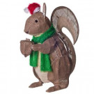 26 in. H. x 20 in. W Burlap Holiday Rustic Squirrel-54463075X 206578309