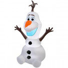 28.35 in. W x 17.72 in. D x 48.3 in. H Lighted Inflatable Olaf-39842 206950203