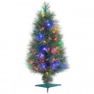 3 ft. Pre-Lit Multicolored Fiber Optic Artificial Christmas Tree with 98 tips-6516--36 300539375