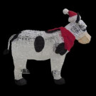 36 in. Pre-Lit Cow with Santa Hat-TY294-1311-1 204357768