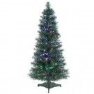 4 ft. Pre-Lit Fiber Optic Artificial Christmas Tree with 166 tips-6515--48 300539374