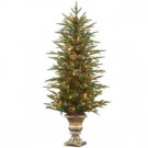 4.5 ft. Feel-Real Fraser Grande Potted Artificial Christmas Tree with 150 Clear Lights-PEFG4-314-45 205983405