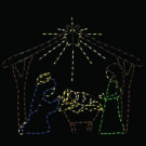 60 in. Pro-Line LED Wire Decor Nativity Scene-96568_MP1 206949021