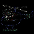 60 in. Pro-Line LED Wire Decor Santa in Helicopter-96565_MP1 206947488