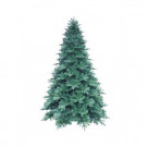 7.5 ft. Blue Noble Spruce Artificial Christmas Tree with 600 Clear LED Lights-7208006-51 203266205