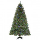 7.5 ft. Matthew Fir Quick-Set Artificial Christmas Tree with 450 Color Choice LED Lights and Remote Control-TG76M2V39D00 205915389