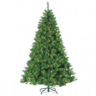 7.5 ft. Pre-Lit Mixed Needle Wisconsin Spruce Artificial Christmas Tree with Clear Lights-5955--75C 300620031