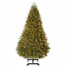 7.5 ft. Pre-Lit Spring Hill PE/PVC Artificial Christmas Quick Set EZ Store Tree x 4511 Tips, 750 UL Indoor Clear Lights-TG76P5347C06 206795443