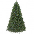 9 ft. FEEL-REAL Downswept Douglas Fir Artificial Christmas Tree with 900 Multi-Color Lights-PEDD4-325-90 204159657