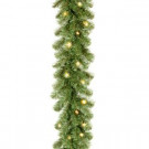9 ft. Kincaid Spruce Garland with Clear Lights-KCDR-9BLO-1 300330581