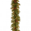 9 ft. Pine Cone Garland with Clear Lights-PC-9GLO-1 300330535