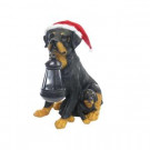 Alpine 12 in. Solar Christmas Dog Family with Motion Censored Bark-YCC150SLR 207140368
