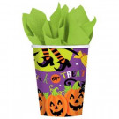 Amscan 3.75 in. Witch’s Crew 9 oz. Paper Cups (18-Count, 3-Pack)-731518 300598920