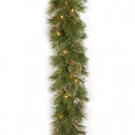 Atlanta Spruce 9 ft. Garland with Clear Lights-AT7-300-9A-1 300330629
