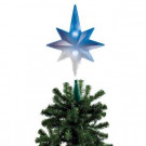 Brite Star Frosty Star Blue and White LED Tree Topper-42-528-00 100651744