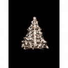 Crab Pot Trees 2 ft. Indoor/Outdoor Pre-Lit Incandescent Artificial Christmas Tree with White Frame and 100 Clear Lights-W2W 205471363