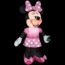Disney 29.13 in. D x 18.50 in. W x 42.13 in. H Inflatable Minnie Bow-Tique-34713 206997623